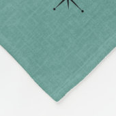 Kerst met atoomkerst in de middeleeuwen ©studioxin fleece deken (Hoek)