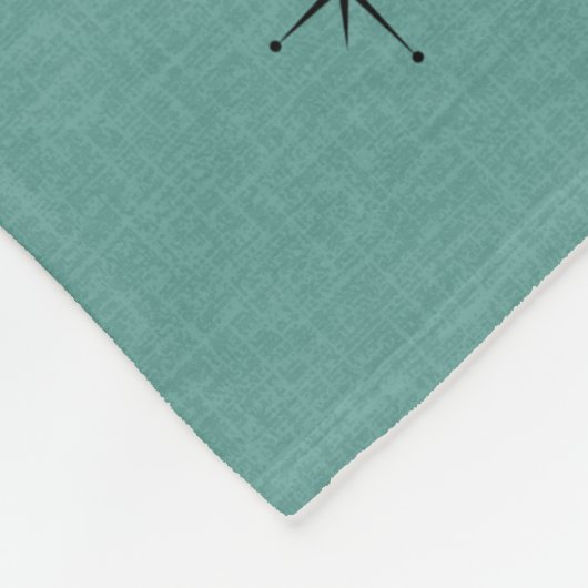 Kerst met atoomkerst in de middeleeuwen ©studioxin fleece deken (Hoek)