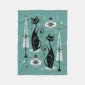 Kerst met atoomkerst in de middeleeuwen ©studioxin fleece deken (Voorkant)