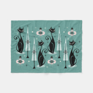 Kerst met atoomkerst in de middeleeuwen ©studioxin fleece deken