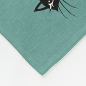 Kerst met atoomkerst in de middeleeuwen ©studioxin fleece deken (Hoek)