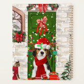 Kerst met Beagle hond Planner (Achterkant)