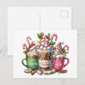 Kerst met Cacao Briefkaart (Voorkant / Achterkant)