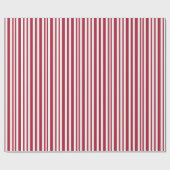 Kerst met Candy Cane Strepen Cadeaupapier (Vlak)