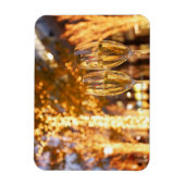 Kerst met champagnebril in de stad magneet (Verticaal)