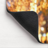 Kerst met champagnebril in de stad muismat (Hoek)