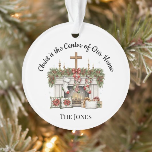 Kerst met Christus in het middelpunt Ornament (Boom)