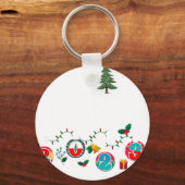 Kerst met de familie sleutelhanger (Voorkant)