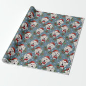 Kerst met de Goldendoodle Cadeaupapier (Uitgerold)