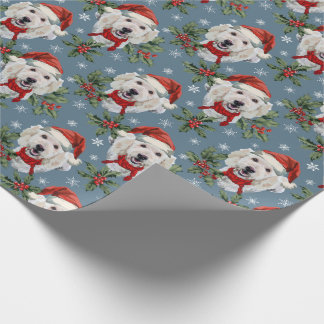 Kerst met de Goldendoodle Cadeaupapier