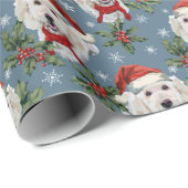 Kerst met de Goldendoodle Cadeaupapier (Rol Hoek)