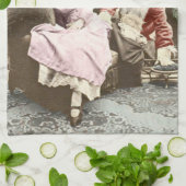  kerst met de kerst van de Creepy Theedoek (Gevouwen)