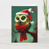 kerst met de kerstman feestdagen kaart (Voorkant)