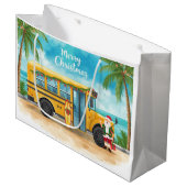 Kerst met de Kerstman in de schoolbus Groot Cadeauzakje (Voorkant Gekanteld)