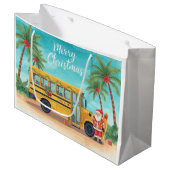 Kerst met de Kerstman in de schoolbus Groot Cadeauzakje (Voorkant Gekanteld)