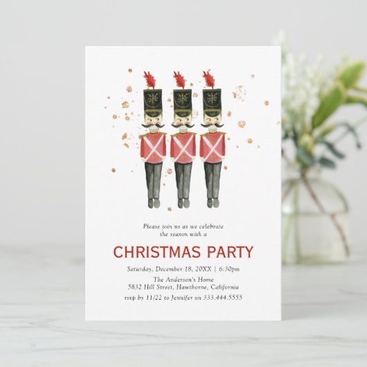 Kerst met de rode en goudkoorts | Vrijdag Kaart (Staand voorkant)