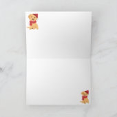 Kerst met een Golden Retriever Feestdagen Kaart (Binnen)