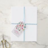 Kerst met een vleugje fantasie cadeaulabel (Met Touw)