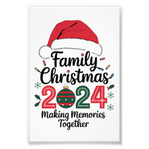 Kerst met Familie 2024 Herinneringen Maken Samen Foto Afdruk