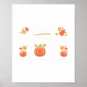 Kerst met familie 2025 Crew Matching Turkey Liefde Poster