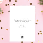 Kerst met Familiepret op het Strand Vrede Op Aarde Feestdagenkaart