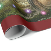  kerst met Green Tractor Cadeaupapier (Rol Hoek)