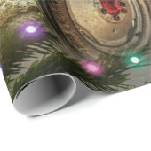 kerst met Green Tractor Cadeaupapier (Rol Hoek)