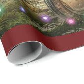 kerst met Green Tractor Cadeaupapier (Rol Hoek)