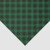 Kerst met groene en rode tartan tissuepapier (Detail)