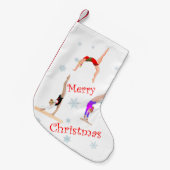 Kerst met gymnastiek kleine kerstsok (Voorkant (Hangend))