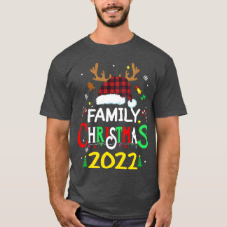 Kerst met het gezin 2022 Zalig Kerstgeschenk T-shirt