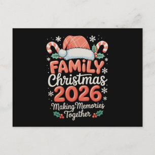 Kerst met het gezin 2026 Samen herinneringen maken Feestdagenkaart