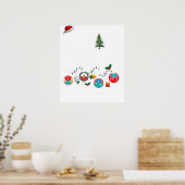 Kerst met het gezin poster (Keuken)