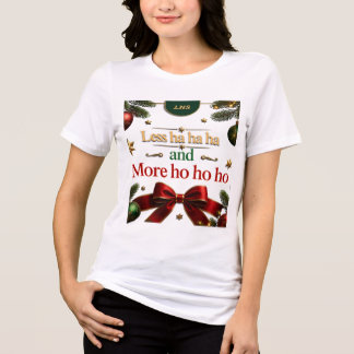 Kerst met humor Tri-Blend shirt
