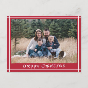 Kerst met Keltische handgetekende kalligrafie Briefkaart