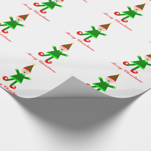 kerst met kerst cadeaupapier (Hoek)