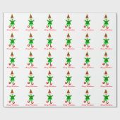 kerst met kerst cadeaupapier (Vlak)