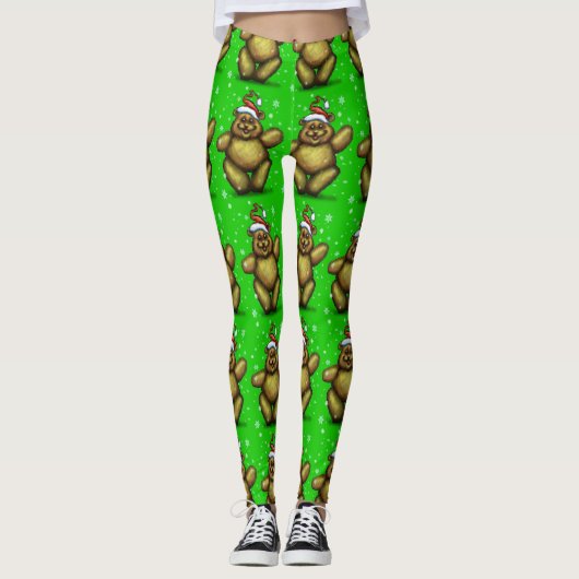 kerst met kerst leggings (Voorkant)