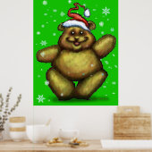 kerst met kerst poster (Keuken)