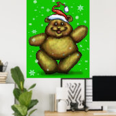 kerst met kerst poster (Thuiskantoor)