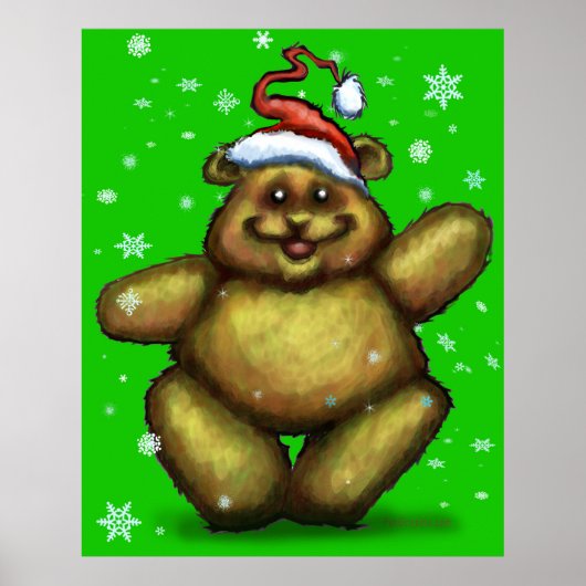 kerst met kerst poster (Voorkant)