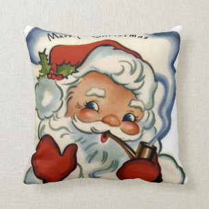 kerst met kerst , retro , rustic , echt , repro kussen