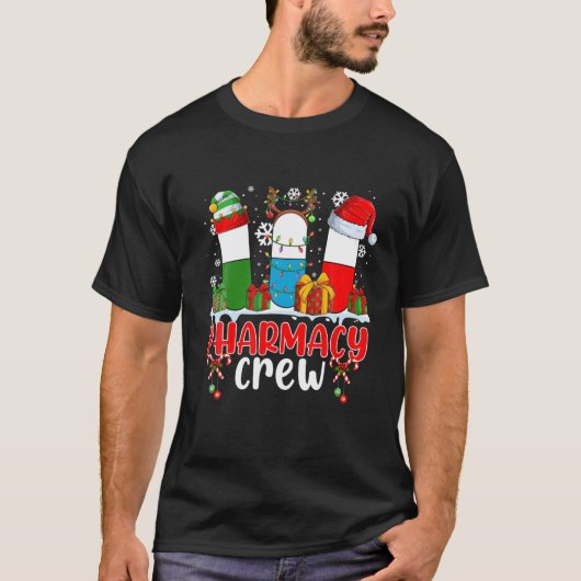 Kerst met kerstmis met drie pillen ELF Rein T-shirt (Voorkant)