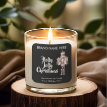 Kerst met Kerstmis | Moderne Kaarslabels