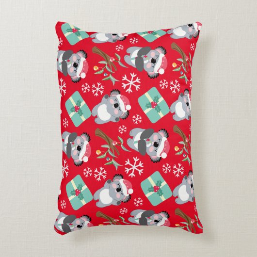 Kerst met Koeaala  Accent Kussen (Voorkant(Verticaal))