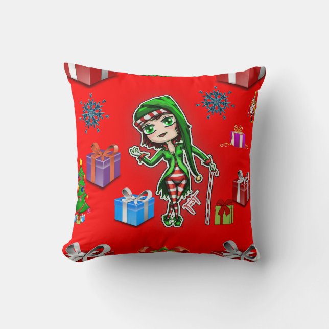 kerst met kussens (Voorkant)