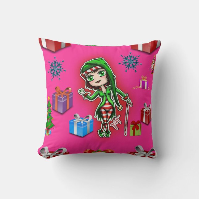 kerst met kussens (Voorkant)