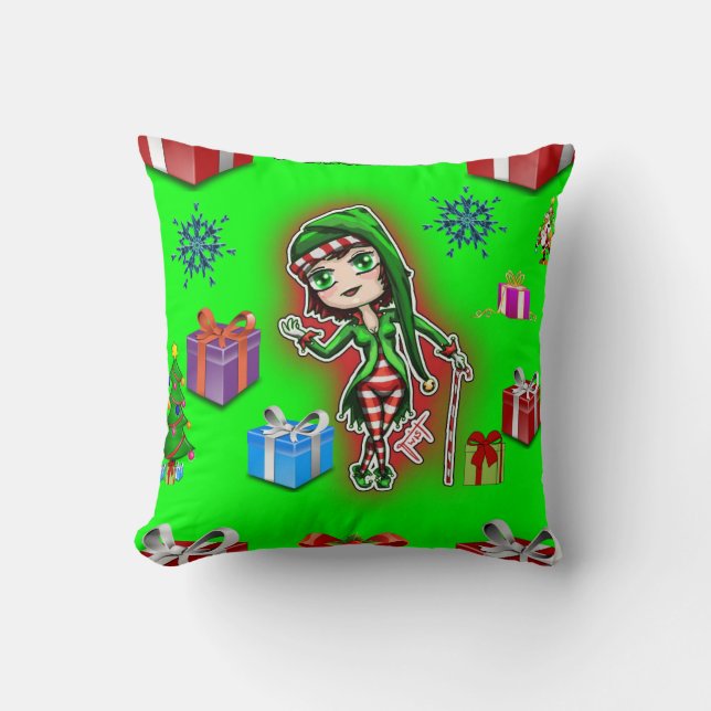 kerst met kussens (Voorkant)