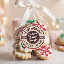 Kerst met Liefde Gebakken Geestdriftige Kerstmis