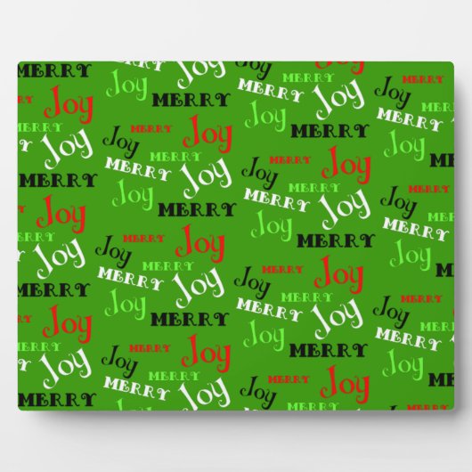 kerst met Merry Joy Fotoplaat (Voorkant)